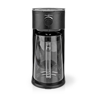 NEDIS  Machine &agrave; Caf&eacute; et &agrave; Th&eacute; Glac&eacute;s Filtre a caf&eacute; 2.5 l 6 Tasses Noir