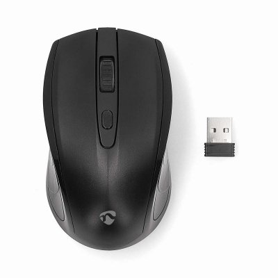 NEDIS  Souris sans Fil Ambidextre 4 Boutons avec DPI R&eacute;glable Noir