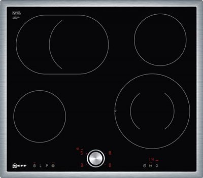 NEFF  T16BT76N0 plaque Noir Int&eacute;gr&eacute; (placement) C&eacute;ramique 4 zone(s)