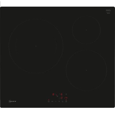NEFF  Table de cuisson induction 60cm 3 feux 7400w noir - T56NBJ1L0