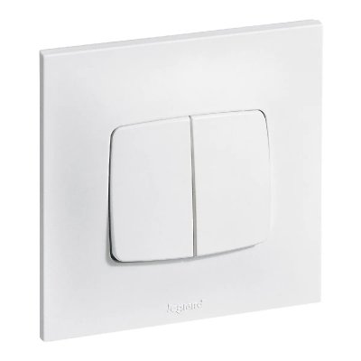 LEGRAND Neptune Double poussoir borne automatique - 