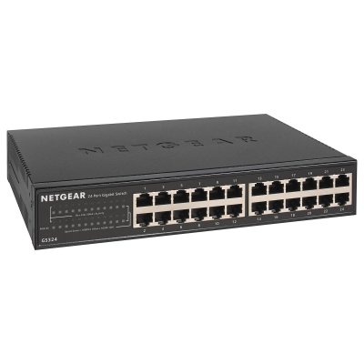 NETGEAR  GS324 Switch 24P Gigabit compact m&eacute;tal