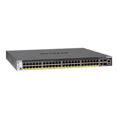 NETGEAR  M4300-52G-PoE+ (1000W) Switch Niv3 48 Gigabit PoE+ & 4 10G