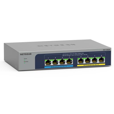 NETGEAR  MS108UP Non-g&eacute;r&eacute; 2.5G Ethernet MS108UP-100EUS