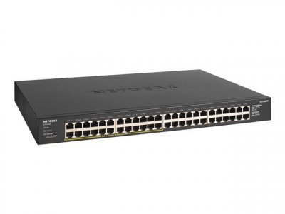 NETGEAR   48-port gb unmanaged poe+ switch noir