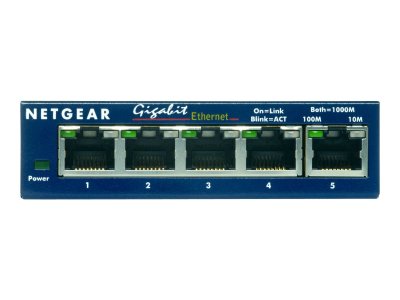 NETGEAR  Switch 5 ports - GS105GE- Bleu