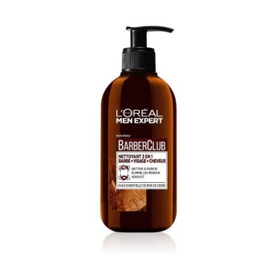 L OREAL PARIS Nettoyant 3 en 1 barbe, visage et cheveux