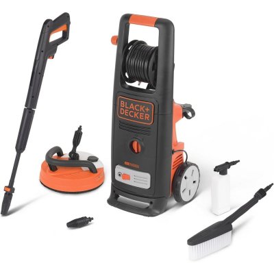 BLACK&DECKER Nettoyeur Haute pression Black & Decker 2200W 150 Bar 440 L/h Patio cleaner et brosse fixe
