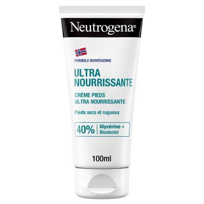 NEUTROGENA  Cr&egrave;me Hydratante - Pieds Tr&egrave;s Secs et Ab&icirc;m&eacute;s, 100ml
