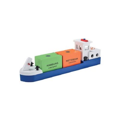 NEW CLASSIC TOYS  P&eacute;niche avec 2 containers - D&egrave;s 3 ans