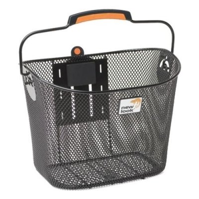 NEWLOOXS New looxs panier a velo toscane smartlock 19 litres 34 x 25 x 25 cm noir