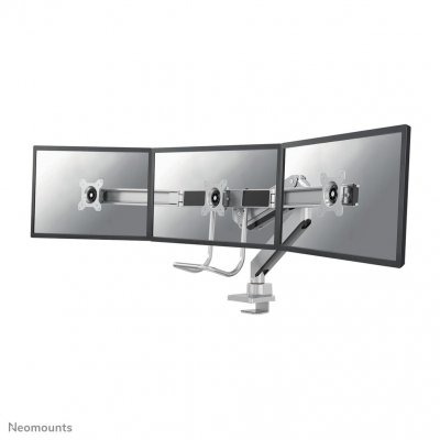  Newstar neomounts flat screen desk moun 10-27in desk clamp/grommet silv noir