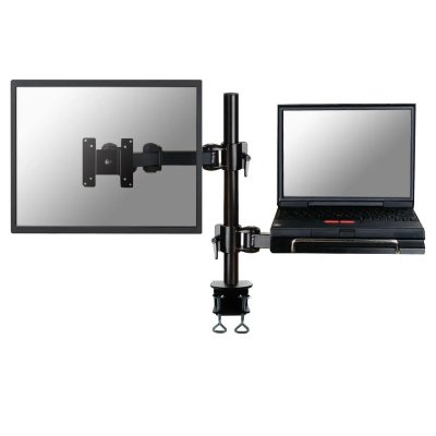 NEOMOUNTS Newstar support de bureau r&eacute;glable pour moniteur 10""-27"" 10-43 cm noir