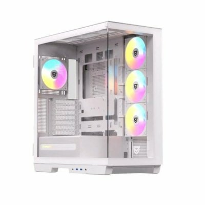 NFORTEC  Ursa ARGB Mid Tower E-ATX Verre Tremp&eacute; USB-C Blanc