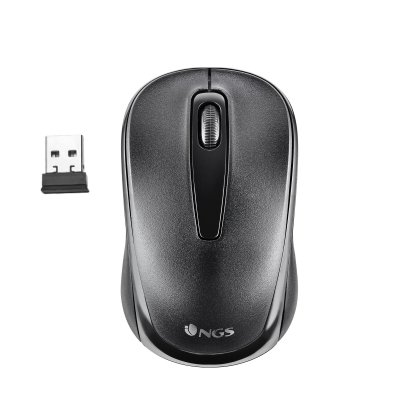 NGS  Easy Gamma Wireless Mouse Argent&eacute;