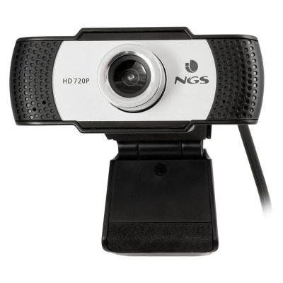 NGS  XPresscam720 - Webcam - couleur - 1 MP - 1280 x 720 - 720p - audio - USB 2.0 