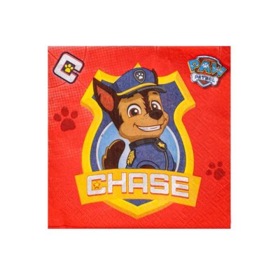 NICKELODEON  serviettes de table Paw Patrol 33 cm 16 pi&egrave;ces multicolore