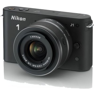 NIKON  1 J1 Kit Compact num&eacute;rique hybride 10,1Mpix Noir mat + NIKKOR 10-30 mm