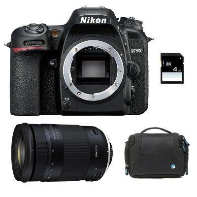 NIKON  D7500 + TAMRON 18-400 VC GARANTI 3 ans + Sac + Carte SD 4Go