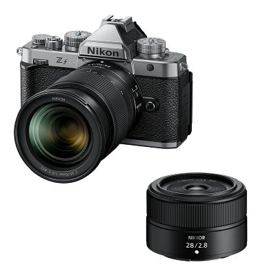NIKON  Zf Silver + Objectif Z 24-70mm f/4 S + Z 28mm f/2.8 - Neuf