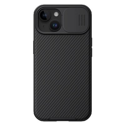 NILLKIN  Coque pour iPhone 15 Rigide Magn&eacute;tique CamShield PRO Noir