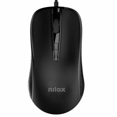 NILOX  MOUSB1014 Souris filaire USB 2400DPI Noir