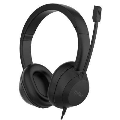 NILOX  NXAUSB02 &eacute;couteur/casque &Eacute;couteurs Avec fil Appels/Musique USB Type-A Noir