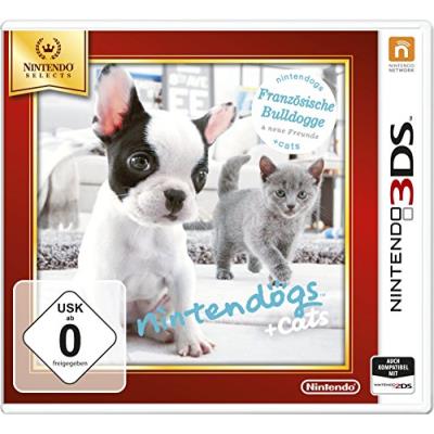 Nintendo 3ds Nintendogs Bulldog + Neuf Friends Selects
