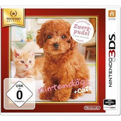 Nintendo 3ds Nintendogs Toy Poodle + Neuf Friends Selects