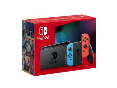 Nintendo Switch 1.1 Avec 1 Joy-con Rouge N&eacute;on + 1 Joy-con Bleu N&eacute;on