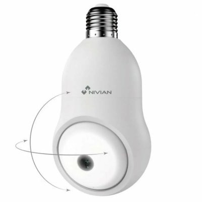 NIVIAN  Cam&eacute;ra De Surveillance Nvs-ipc-bulb1