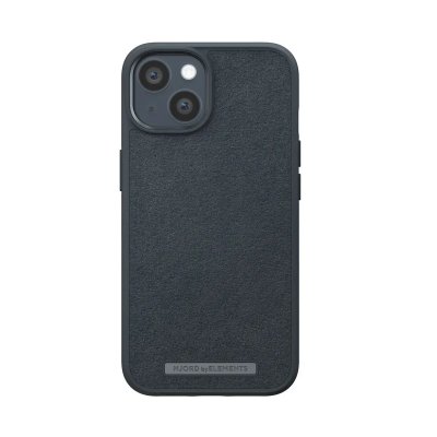 NJORD BYELEMENTS  Suede Comfort+ Case - iPhone 14 Plus - Black - Neuf