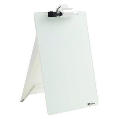 NOBO   1905173 Diamond Glass Desktop Easel - 5028252501934