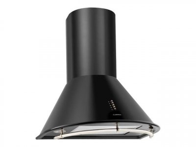 KLARSTEIN Noir Hotte aspirante r&eacute;tro noir acier 60cm 430 m&sup3;/h