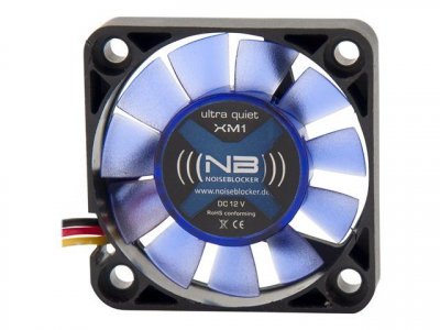 NOISEBLOCKER  BlackSilentFan XM1 - Ventilateur ch&acirc;ssis - 40 mm