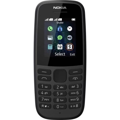NOKIA  105-2019 Dual Sim Black (TA-1174)