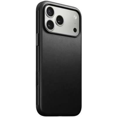 NOMAD  Coque Modern Leather avec MagSafe Apple iPhone 17 Pro Max - Noir