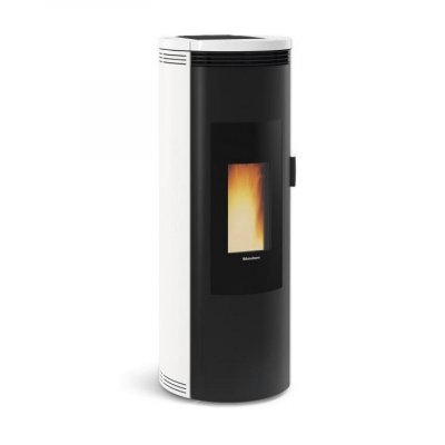 NORDICA EXTRAFLAME  - Po&ecirc;le &agrave; granul&eacute;s Amika blanc - &eacute;lectronique 8 kW
