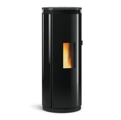 NORDICA EXTRAFLAME  - po&ecirc;le &agrave; granul&eacute;s de bois 8kw noir - pamelacrystal 