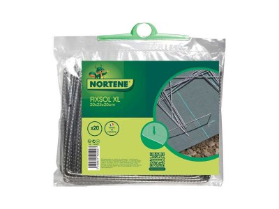 NORTENE  Agrafes de Fixation Nort fixsol XL 20x25x20cm m&eacute;tal x20