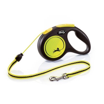 KERBL Nouvelle laisse classique Neon Reflext Leash Reflext Yellow Lanyard