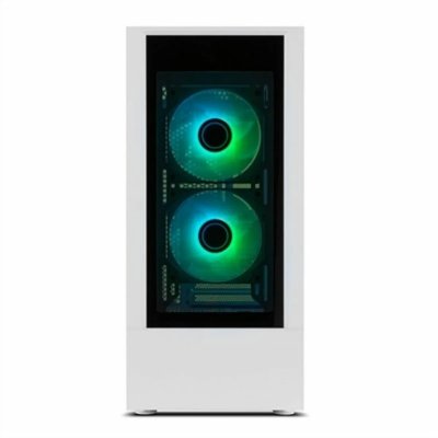 NOX  Hummer Nemesis Midi Tower Rgb Tower Case With Window Blanc