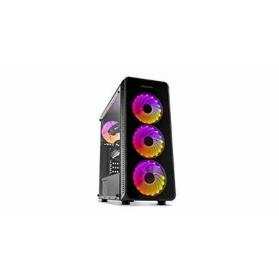 NOX  Hummer Tgm Rainbow Rgb Tower Box Rouge