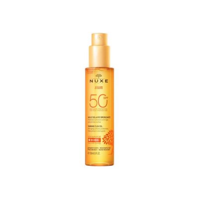 NUXE  Huile Bronzante Haute Protection Spf50 150 ml - Spray 150 ml