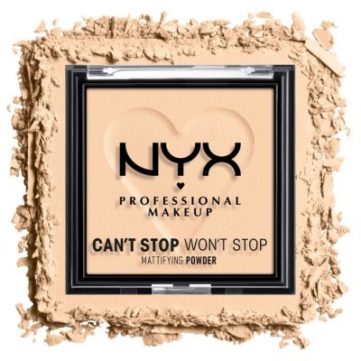 NYX PROFESSIONAL MAKEUP NYX Can't Stop Won't Stop Poudre Matifiante 6 gr #Lumi&egrave;re