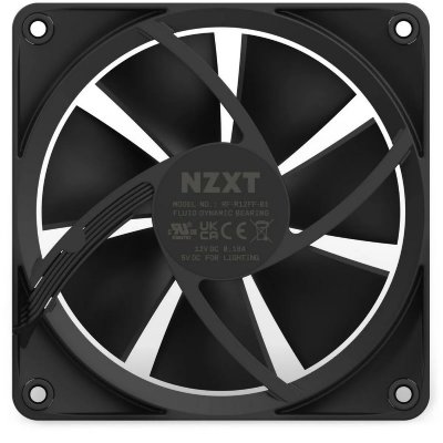 NZXT  F120 Rgb Single Bk 120x120x26 Rf-r12sf-b1