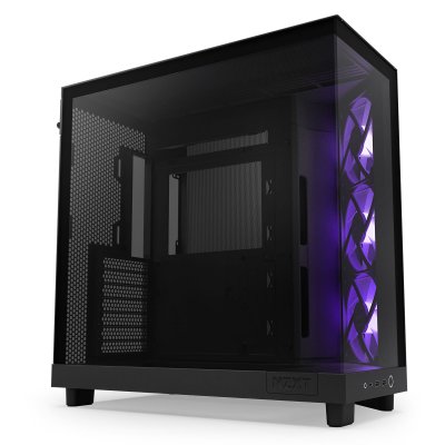 NZXT  H6 Flow RGB Tour Moyenne Verre Tremp&eacute; USB-C Noir