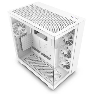 NZXT  H9 All white Midi Tower Blanc