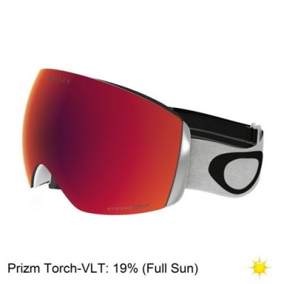 OAKLEY  Lunettes de sport 'Flight Deck' rouge / blanc