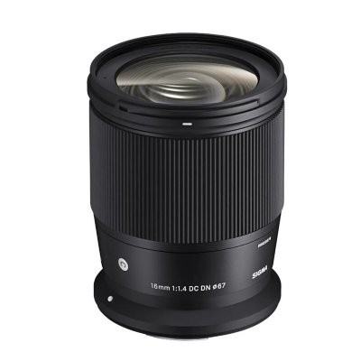 SIGMA Objectif &agrave; Focale fixe  16 mm f/1.4 DC DN Noir pour monture Canon RF 